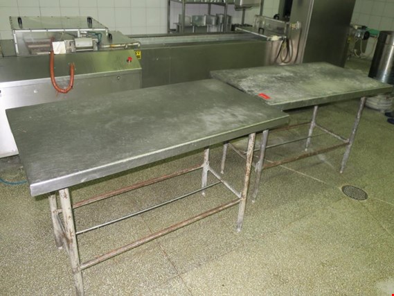 Metalen tafels, 2 stuks. gebruikt kopen (Auction Premium) | NetBid industriële Veilingen